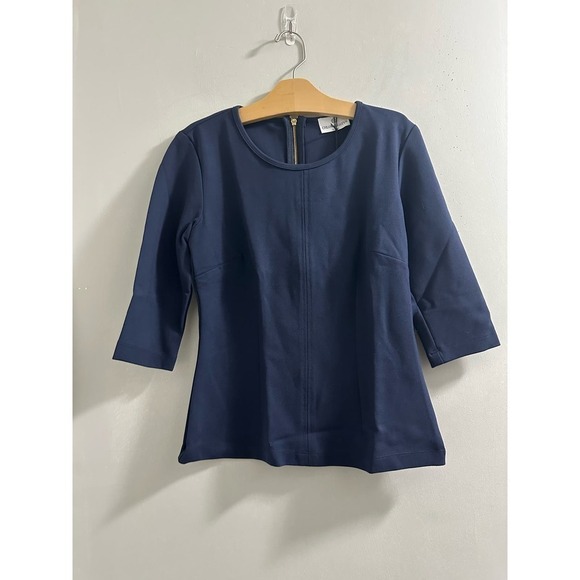 🔥FLASH SALE🔥
‎ Chloe Kristyn Navy Julia top XS - Picture 1 of 4